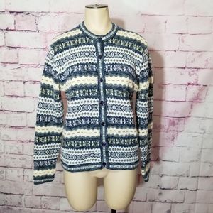 Christopher & banks button down cardigan sweater M